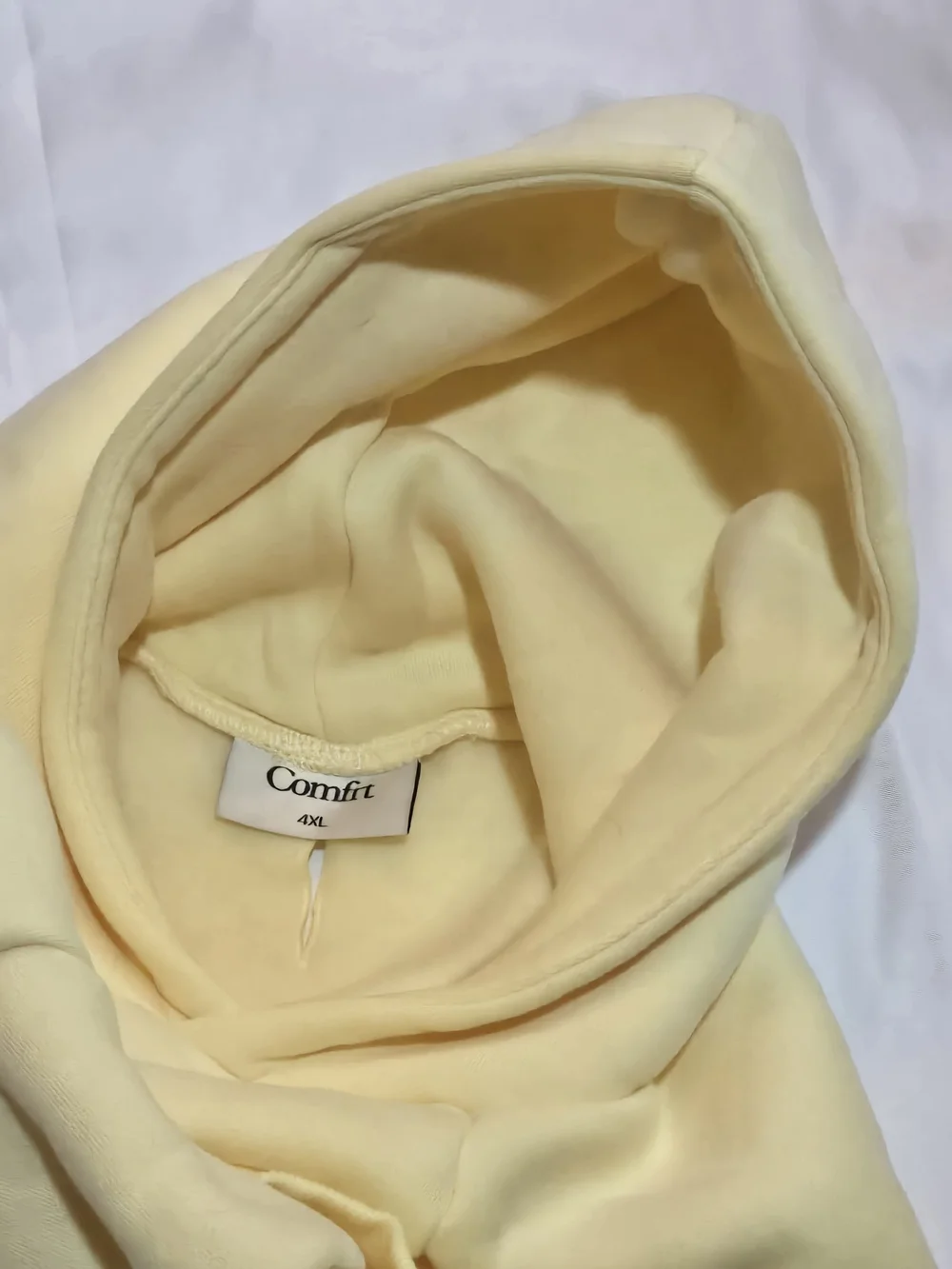 Minimalist Paw Soft Yellow Dog Hoodie - Cozy Pet Sweatshirt